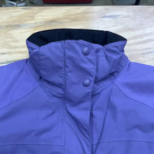 L.L. Bean Women’s Rugged Ridge Ski Jacket Full Zip Primaloft Purple Petite L Size undefined
