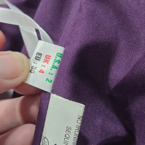 Jasmine Women Sz 2 Purple Strapless Dress NWT HOCO High School Prom Y2K Bridal