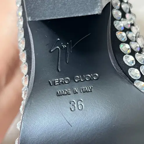 Giuseppe Zanotti NWT Brand new authentic Swarovski Crystal ankle boots Size 6