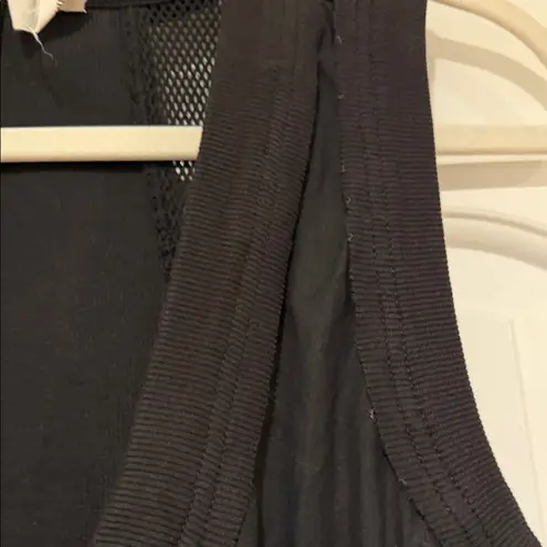 Daily practice from anthropologie Trek Utility Mini Dress small Black