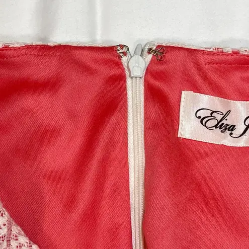 Eliza J | Cream Lace Overlay Sheath Dress | Size 2