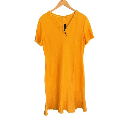 St. John Collection Caris Knit Dress Wool Blend Orange Size 10 NEW