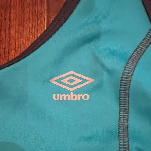 Umbro  athletic aqua and gray racerback tank size medium
