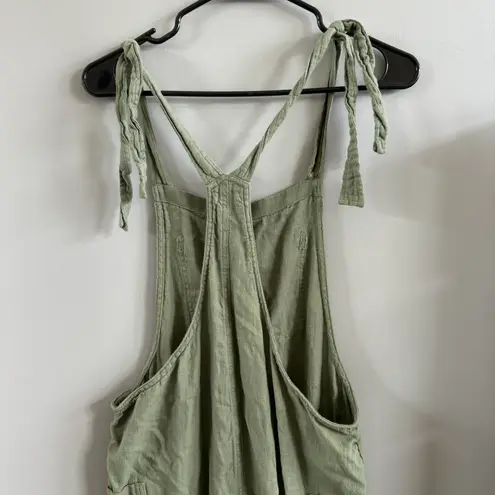 Aerie Green Overall Jumpsuit