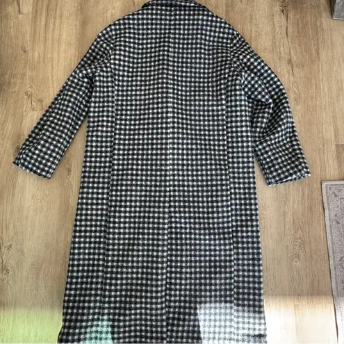 H&M  Checkered Coat sz S - Image 7