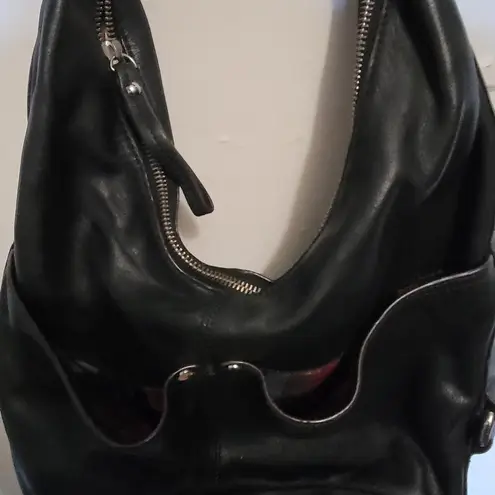 Tignanello black hobo shoulder bag