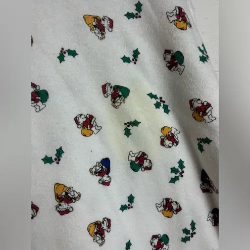 Vintage American Weekend Woman Plus Size Christmas Bears Layering Tee Size 1X White