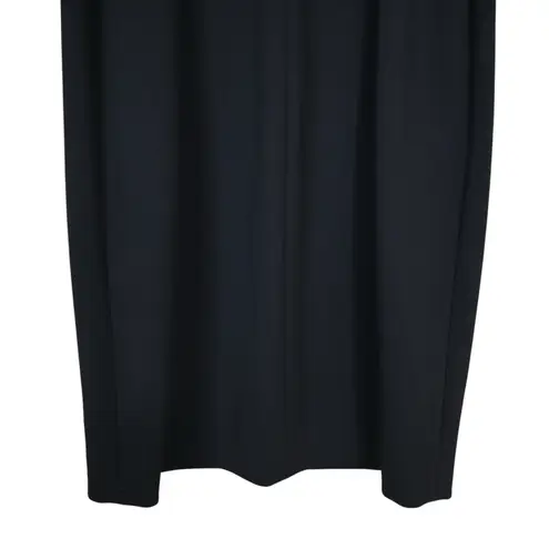 Donna Karan New York Womens 6 Elegant Black Bell Sleeve Sheath Dress