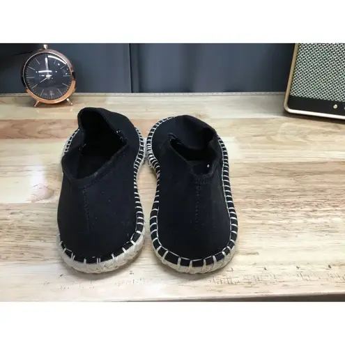 BP. Espadrille Flats Women's Size US 8.5M Black Round Toe Slip