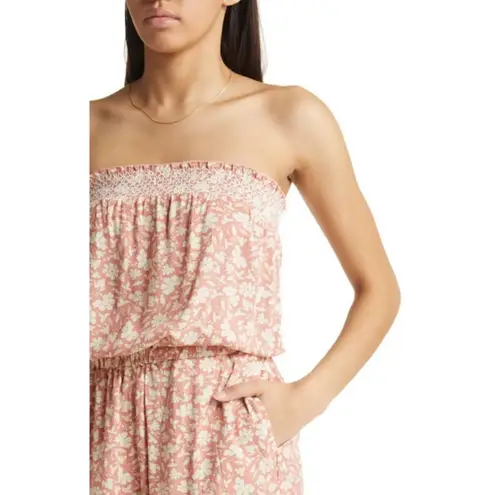 Faherty ππ Renata Floral Jumpsuit ~ Coral Nusa Floral Small S NWT