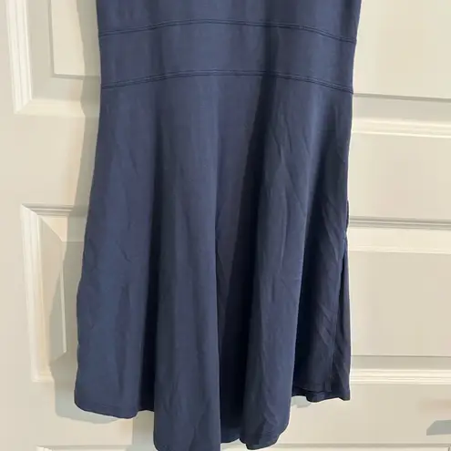 Toad & Co Sleeveless Dress Organic Cotton Blue Size XS
