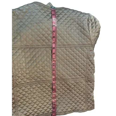 Dolce Cabo Short Quilted Jacket with Zipper Sleeve Size XS