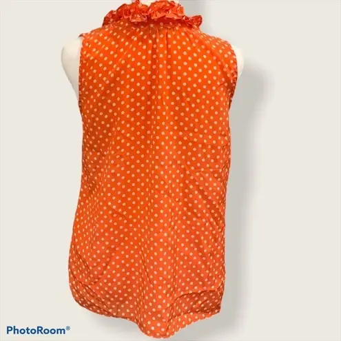 Dalia Collection Dalia Collection Sleeveless Ruffle Collar Blouse Size XS - Image 2