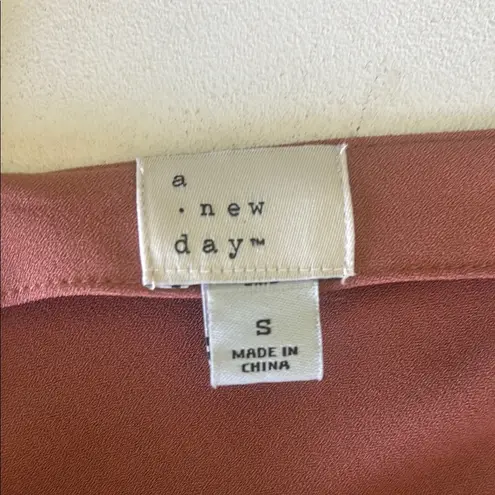 A New Day  Jumpsuit with V-Neck and Cinched Waist