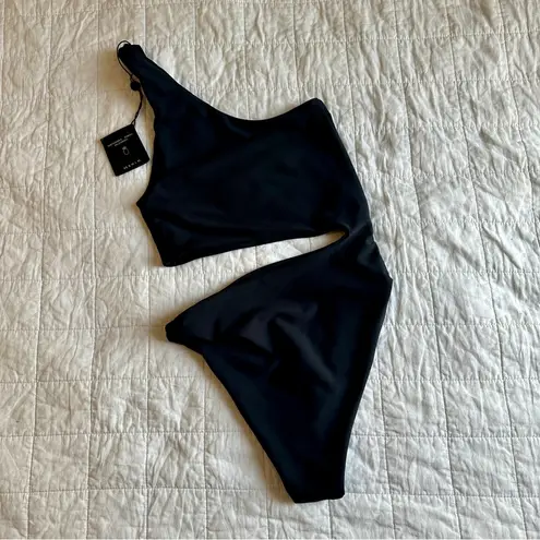 Skatie  Black Nicole One Piece Swimsuit NEW NWT XS