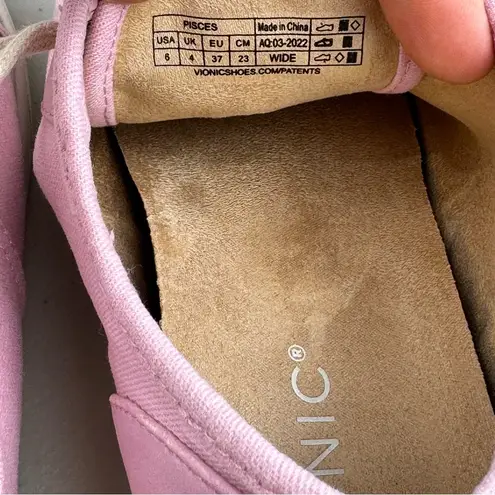 Vionic Pisces Canvas Shoe Bubblegum Pink Casual Sneakers Women’s Size 6 EUR 37