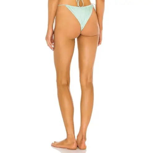 Monica Hansen Beachwear Miami Vice High Cut String Bikini Bottom Honeydrew Mediu Size M