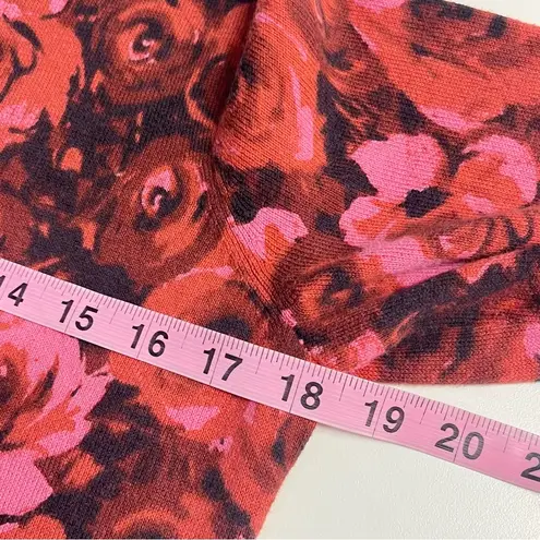 Fashion Bug Imperfect rose cardigan 100% cotton ribbed hem & cuffs square shiny buttons