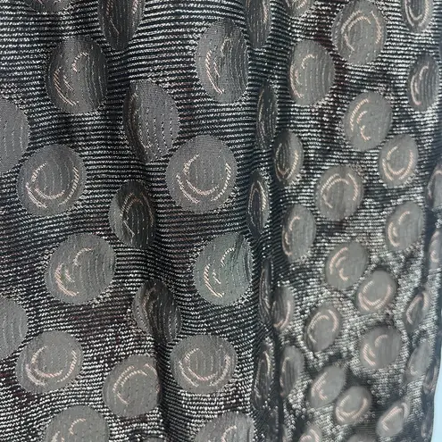 Moulinette Soeurs Strapless Babydoll Dress Sz 6 Jacquard Metallic Y2K Holiday