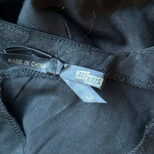 Ali & Kris womens Medium sleek sleeveless black peplum top, elegant open back - Image 10