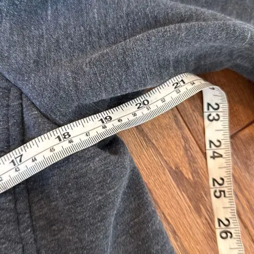 L.L. Bean charcoal grey quilted funnel neck pullover sweater M Gray Size M