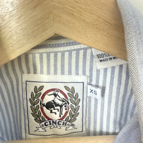 Cinch Women's  Long Sleeve Button Front Shirt Size L Cotton Western