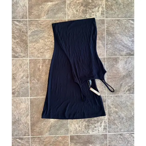 SKIMS Soft Lounge Long Slip Dress Onyx Size Small