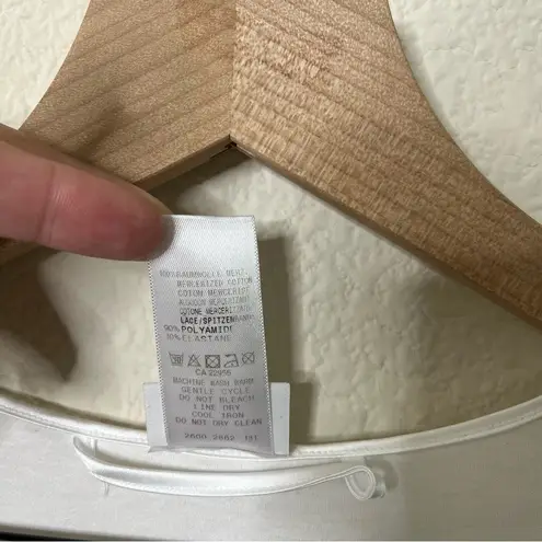 Hanro Moments Short Wrap Robe White Womens Size S