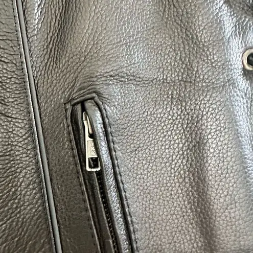 Milwaukee Leather Women’s Black Large Angel Wing Lace Up Vest Moto Grunge