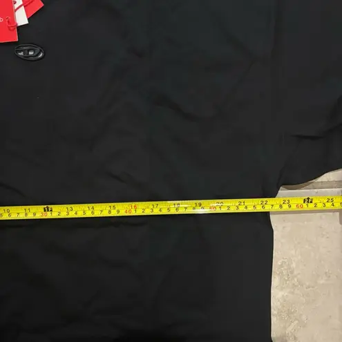 Diesel NWT  D-Eivor Mini Shirt Dress With Tie Front Black Size Small