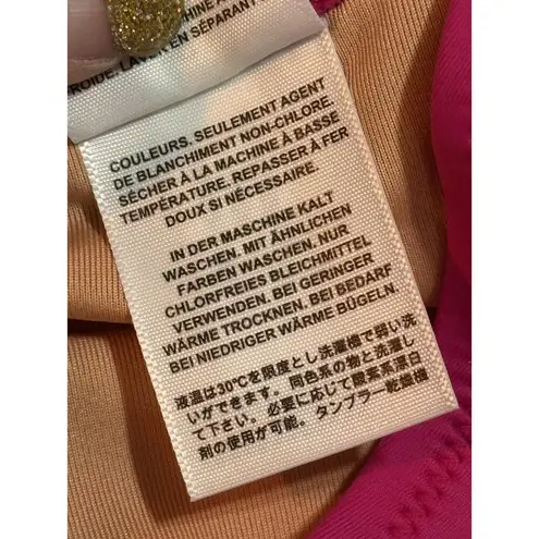 J.Crew NEW  Heritage 1989 High-Leg Bikini Bottom BP209 Fuchsia Pink Size Small