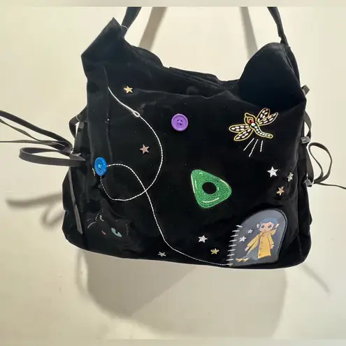 Her Universe Laika Coraline Icon Embroidered Hobo Bag