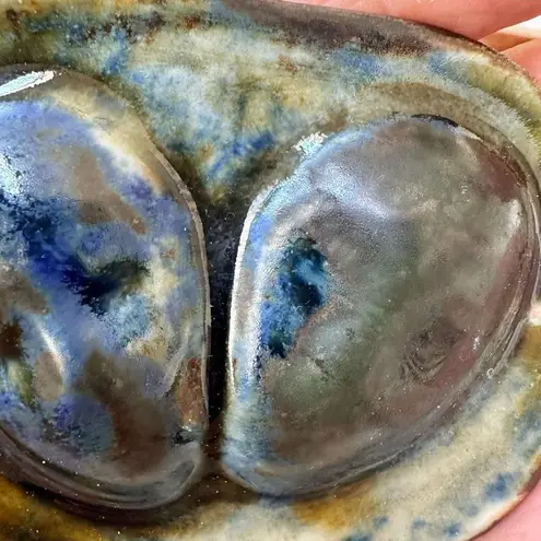 Gacrarski hand painted faces brooch