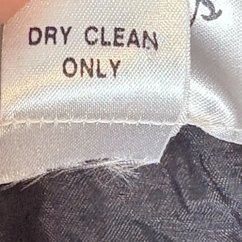 Vintage In Fashions Silk Sequin Party Top Gold Blue Beaded Blouse Size Large