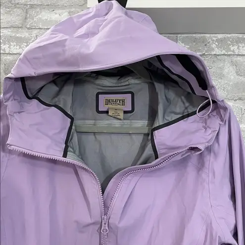 Duluth Trading Co Lavender Dryfecta Rain Coat Purple Size M
