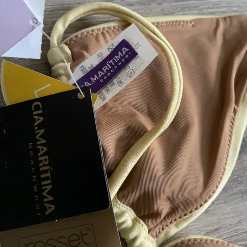 🦋4/$25 Gold Bikini Top Size Small