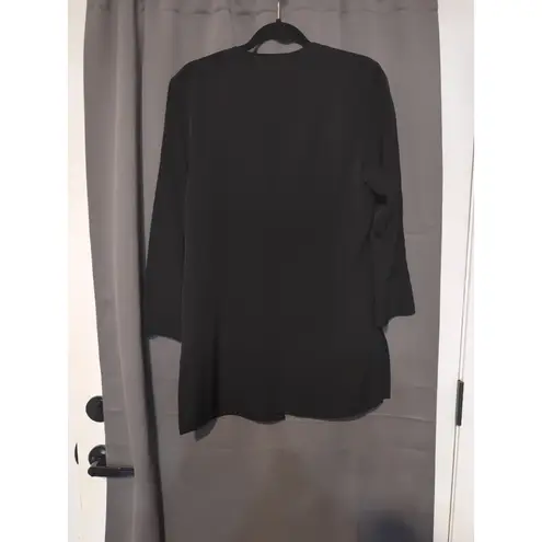 Chaus Women's Black Beaded Jacket, Size 6, Evening Jacket, Office Cardigan Size M