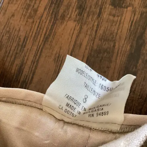 Tribal Petite Linen Pants Tan Size 8P