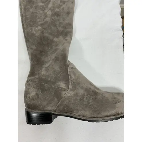 Womans ABCD Kaitlyn Pan Pullon Otk Riding Boots Size 9 M Gray NWOT