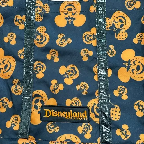 Disney  Parks Halloween Pumpkin Mickey Minnie Mouse Tote Bag Disneyland