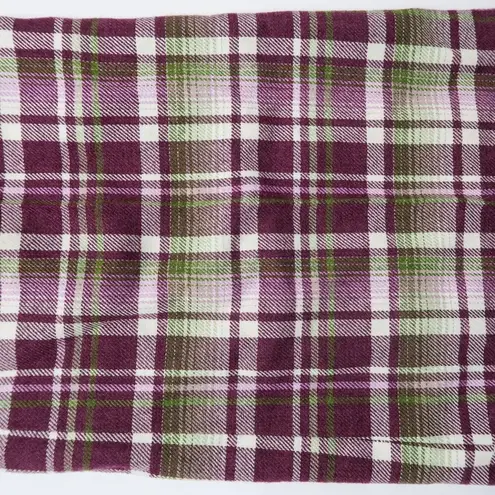 Vintage 70s Sears Purple Plaid Bell Bottom Pants Size 24