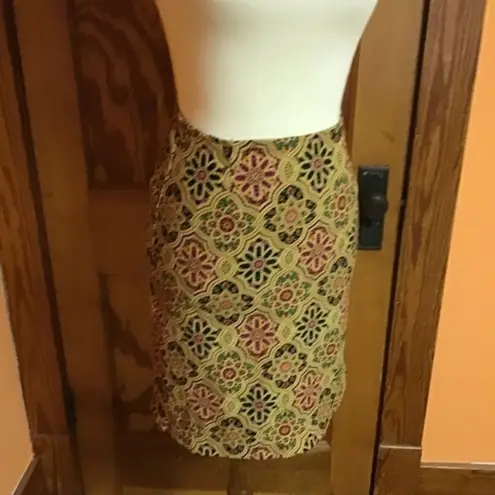 Vtg Y2K bright floral skirt