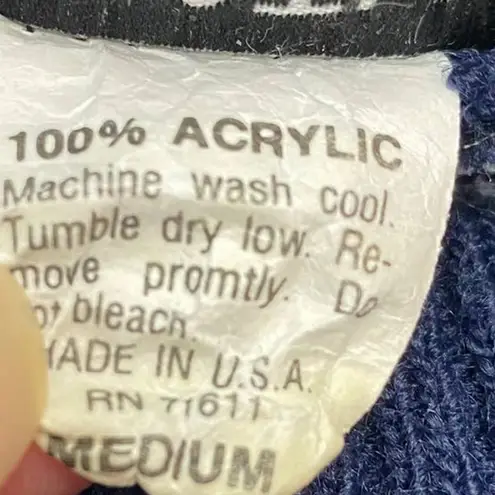 Johnathon Cass Vintage Sweatshirt Cross Stitch 80s to 90s Womens Size Medium