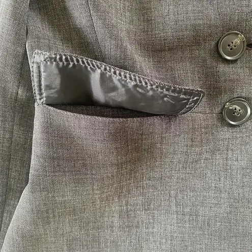 Kasper Like new dark gray vintage blazer with satin lining size 2P
