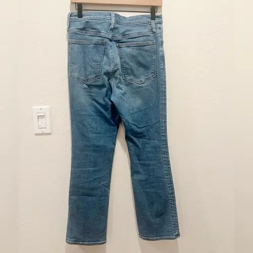 Madewell  Cali Demi-Boot Jeans in Dorrance Wash:‎ Kick Out Crop