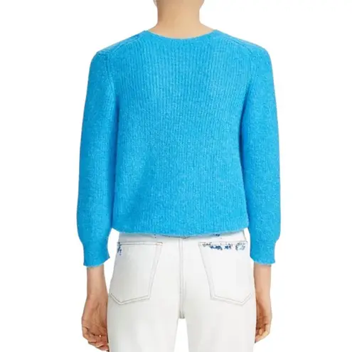 Maje Marcel Ribbed Sweater Blue Size 3 US size Large