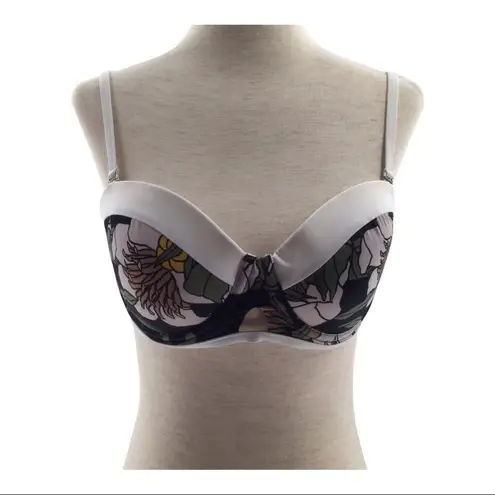 Tavik Blue Ombré Floral Emma Corsica Bikini Top Size L