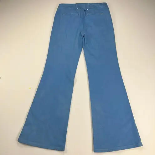 Joe’s Jeans Twill Denim Mid Rise Trouser Jeans Malibu Blue White Rivets Size 28