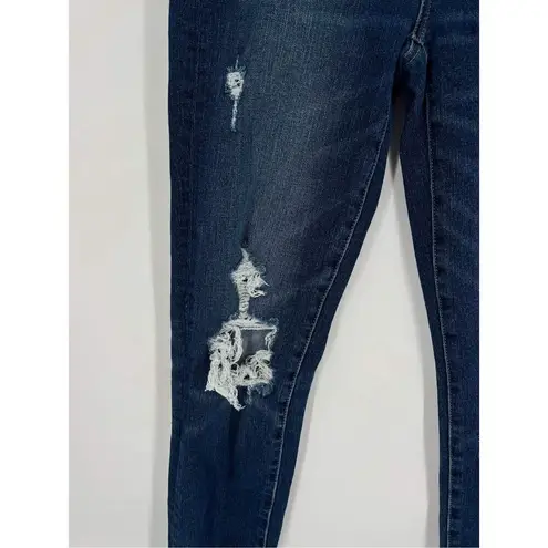 American Eagle  Super‎ HI-RISE JEGGING Size 0 distressed skinny