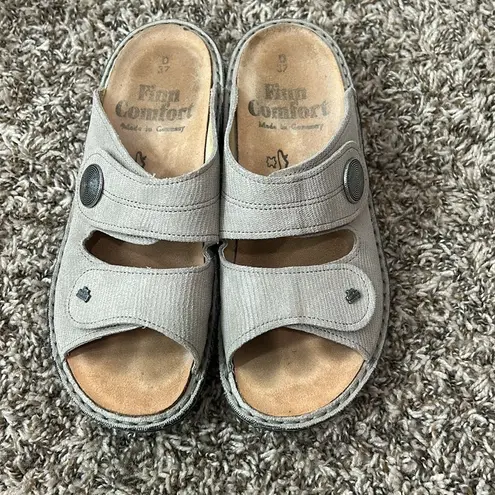 Finn Comfort Sansibar Two Strap Velcro Sandals D37 Size 7
